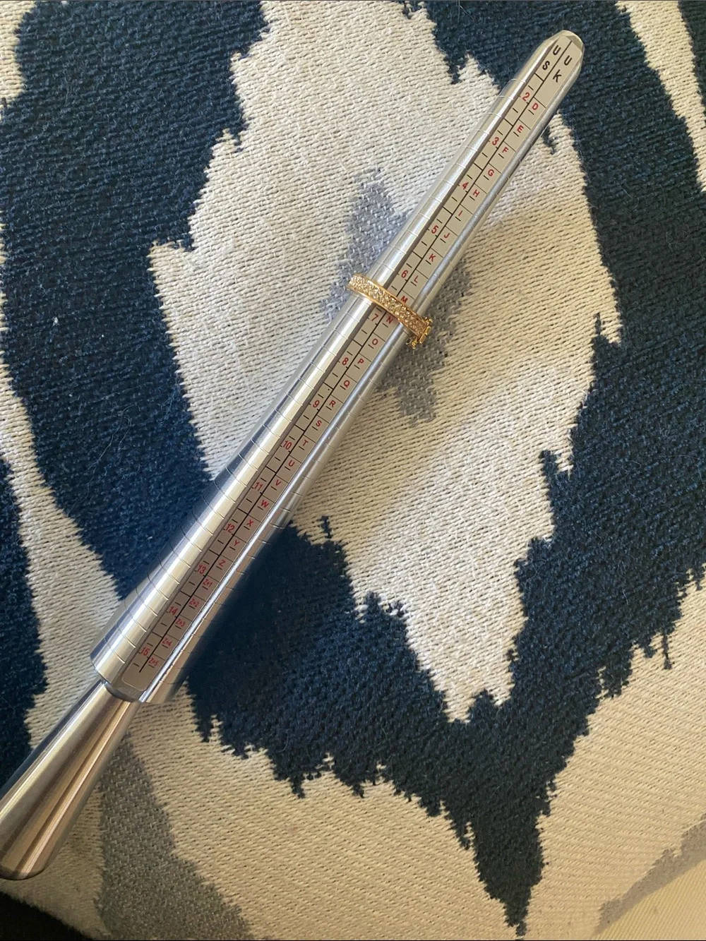 Tory Burch Gold Ring with Tiny Crystal Details